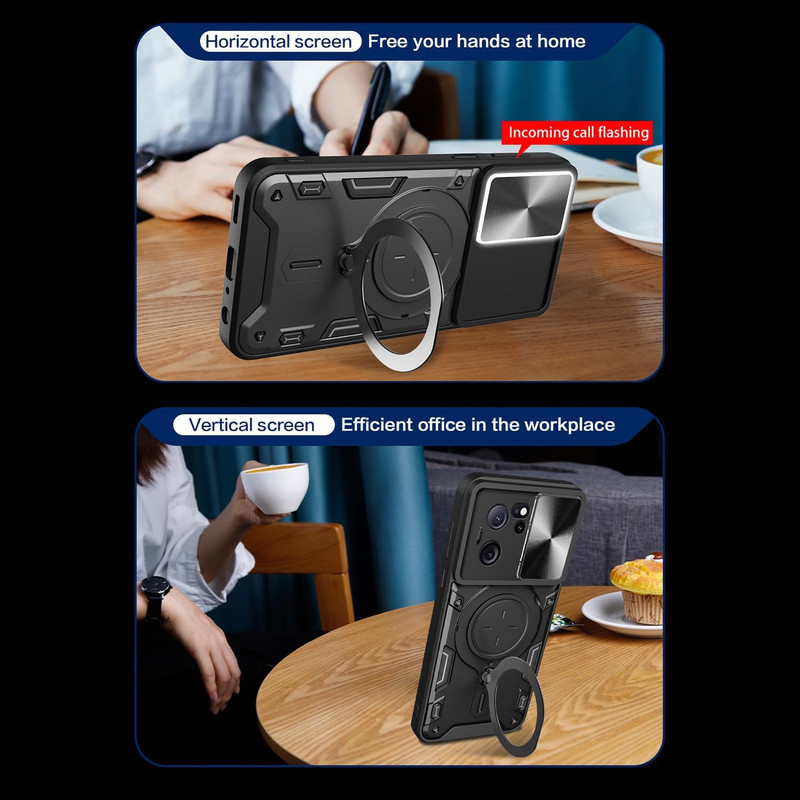 کاور اسپارتان مدل Magnet Ring Strap مناسب برای گوشی موبایل شیائومی 13T/ 13T Pro به همراه بند
