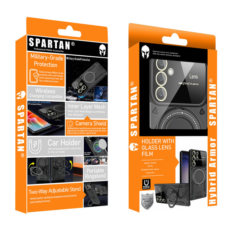 کاور اسپارتان مدل Hybrid Armor Strap مناسب برای گوشی موبایل سامسونگ Galaxy A16 5G / A16 4G به همراه بند