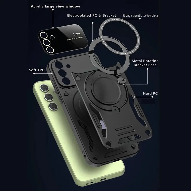 کاور اسپارتان مدل Hybrid Armor Strap مناسب برای گوشی موبایل سامسونگ Galaxy A16 5G / A16 4G به همراه بند