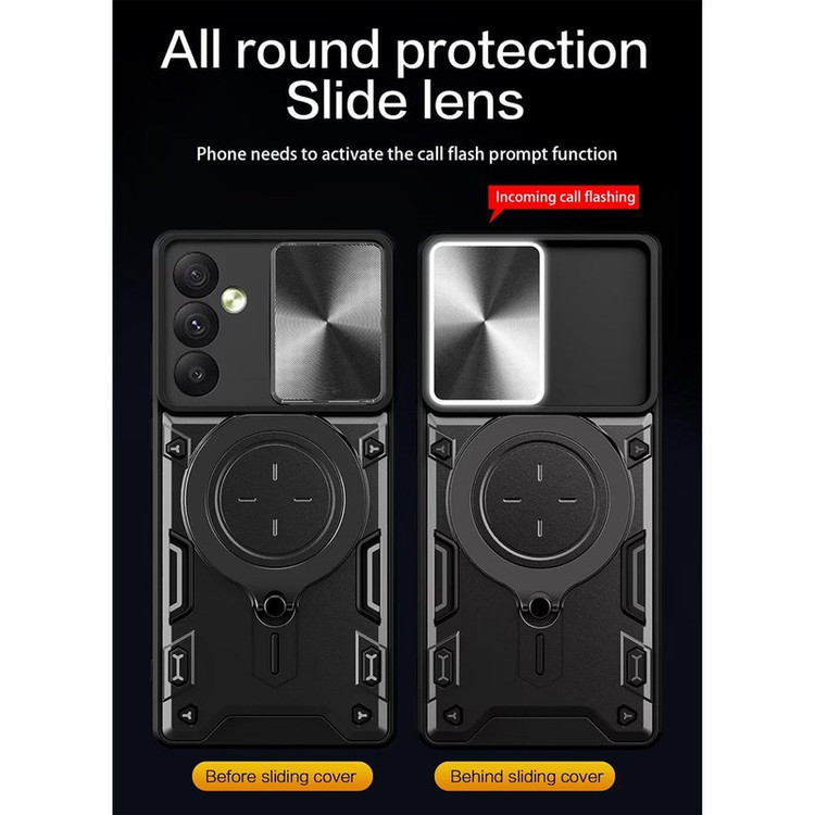 کاور اسپارتان مدل Magnet Ring Strap مناسب برای گوشی موبایل سامسونگ Galaxy A16 5G / A16 4G به همراه بند آویز