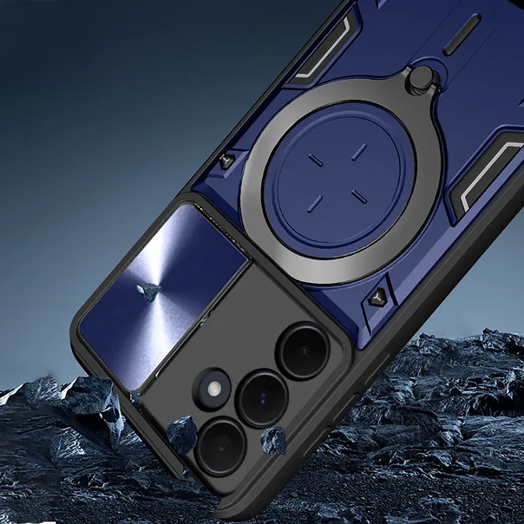 کاور اسپارتان مدل Magnet Ring Strap مناسب برای گوشی موبایل سامسونگ Galaxy A16 5G / A16 4G به همراه بند آویز