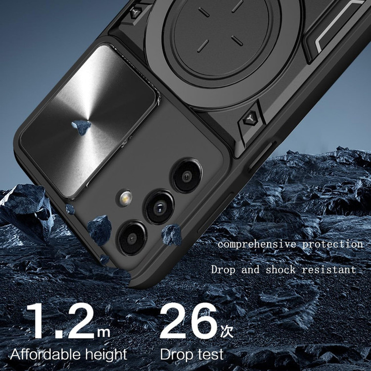 کاور اسپارتان مدل Magnet Ring Strap مناسب برای گوشی موبایل سامسونگ Galaxy A16 5G / A16 4G به همراه بند آویز