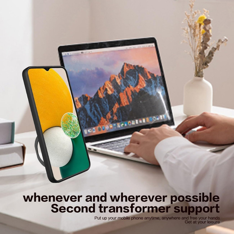 کاور اسپارتان مدل Magnet Ring Strap مناسب برای گوشی موبایل سامسونگ Galaxy A16 5G / A16 4G به همراه بند آویز