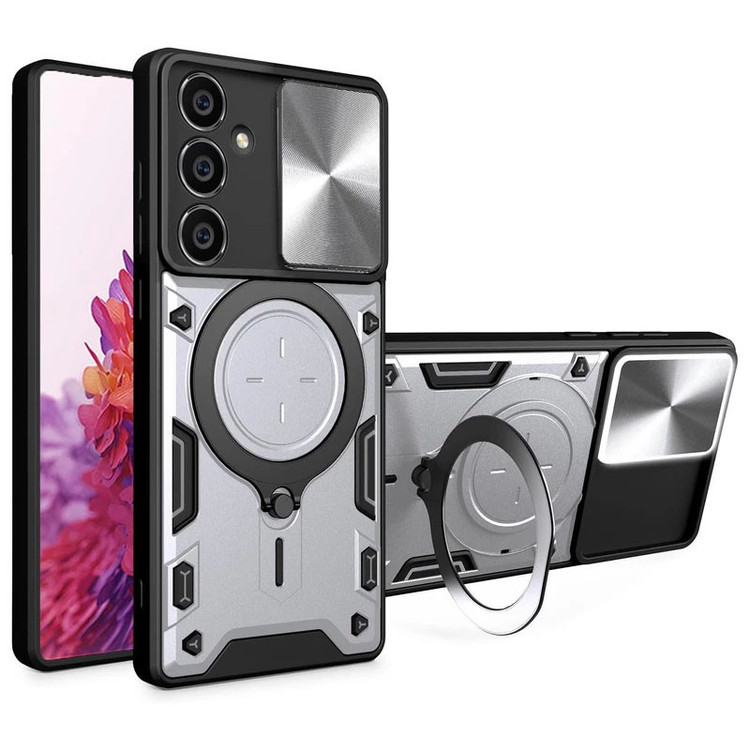 کاور اسپارتان مدل Magnet Ring Strap مناسب برای گوشی موبایل سامسونگ Galaxy A16 5G / A16 4G به همراه بند آویز