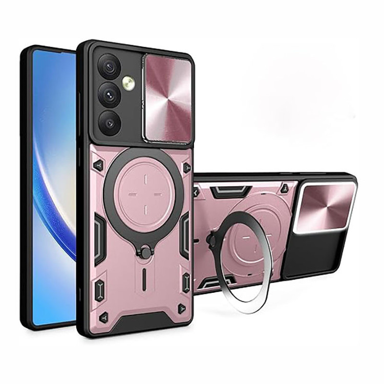 کاور اسپارتان مدل Magnet Ring Strap مناسب برای گوشی موبایل سامسونگ Galaxy A16 5G / A16 4G به همراه بند آویز