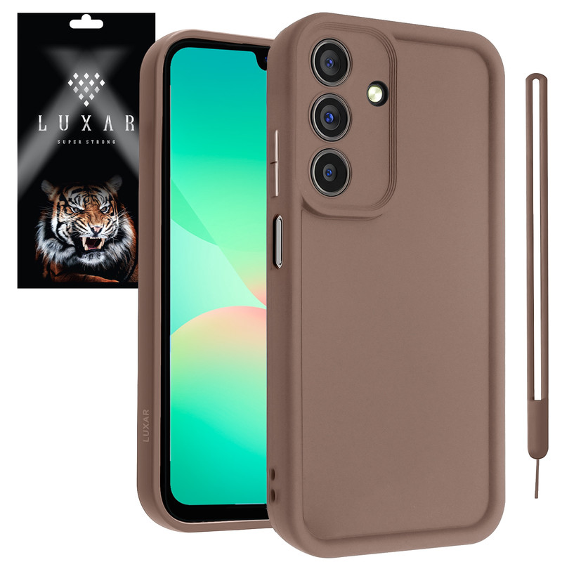 کاور لوکسار مدل a26 -Puffer band مناسب برای گوشی موبایل سامسونگ Galaxy A26 به همراه بند آویز