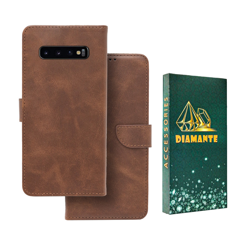 کیف کلاسوری دیامانته مدل Bors Gn مناسب برای گوشی موبایل سامسونگ Galaxy S10