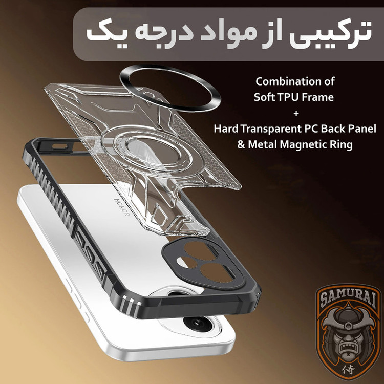 کاور سامورایی مدل Shocksafe مناسب برای گوشی موبایل آنر 400