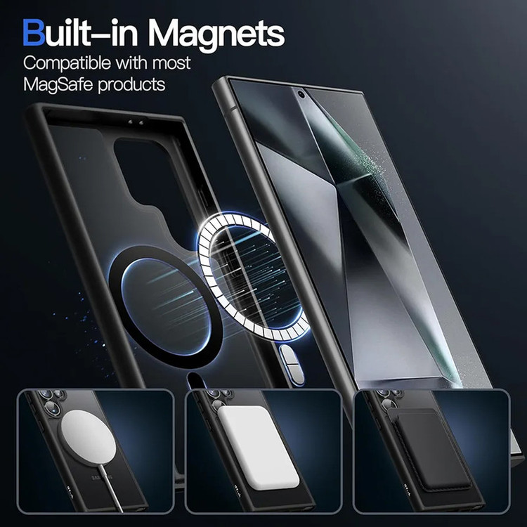 کاور نایت مدل Magsafe Border KT مناسب برای گوشی موبایل سامسونگ Galaxy S24 Ultra