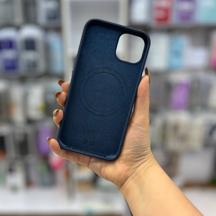 کاور طرح سیلیکون پاک کنی مگ سیف دار مناسب برای گوشی موبایل اپل IPHONE 13