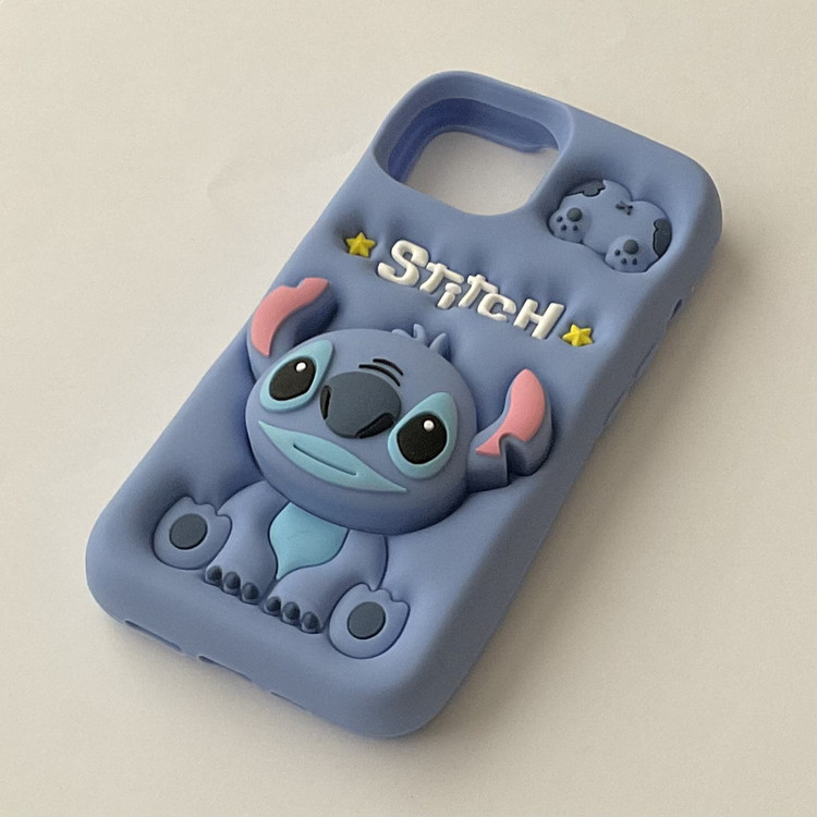 کاور مدل سیلیکونی طرح استیچ عروسکی کد Stitch65 مناسب برای گوشی موبایل اپل iPhone 14 Pro Max / 15 Pro Max