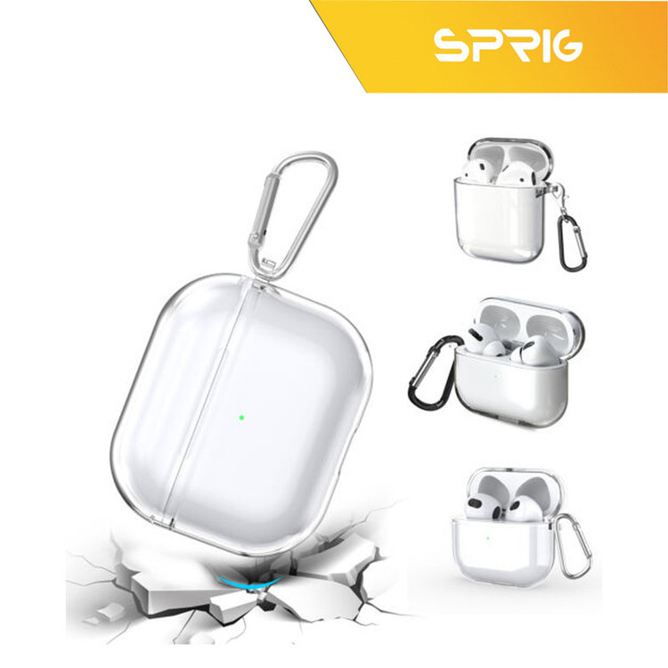 کاور اسپریگ مدل Clear-SP مناسب برای کیس اپل ایرپاد 2 / Airpod 1