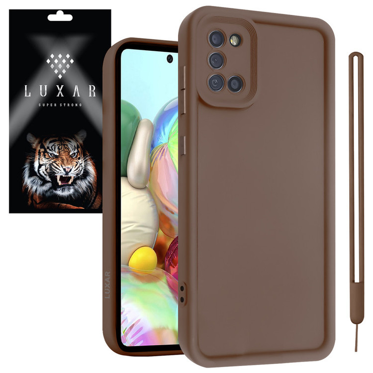 کاور لوکسار مدل a71 -Puffer band طرح بند دار مناسب برای گوشی موبایل سامسونگ Galaxy A71