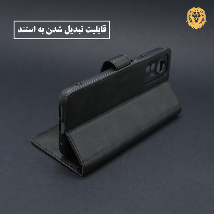 کیف کلاسوری لئون مدل Scusa Oro مناسب برای گوشی موبایل شیائومی Mi 11T Pro به همراه بند آویز
