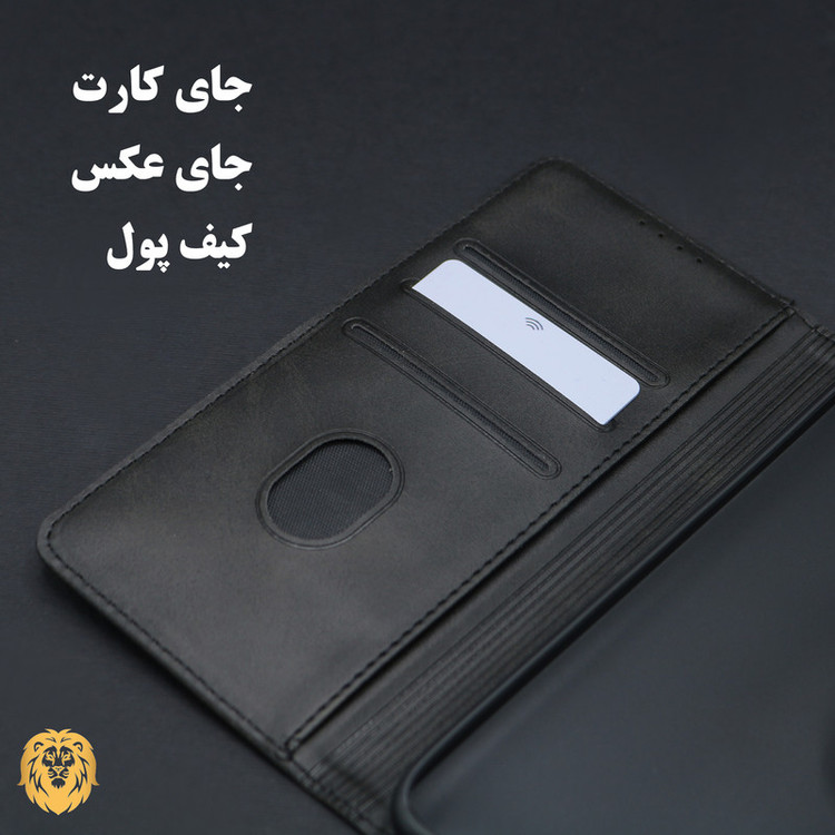کیف کلاسوری لئون مدل Scusa Oro مناسب برای گوشی موبایل شیائومی Mi 11T Pro به همراه بند آویز