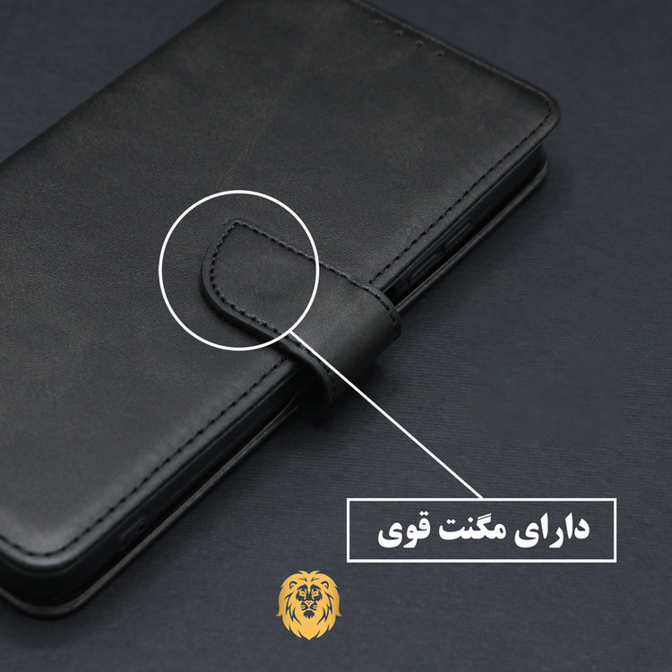کیف کلاسوری لئون مدل Scusa Oro مناسب برای گوشی موبایل شیائومی Mi 11T Pro به همراه بند آویز