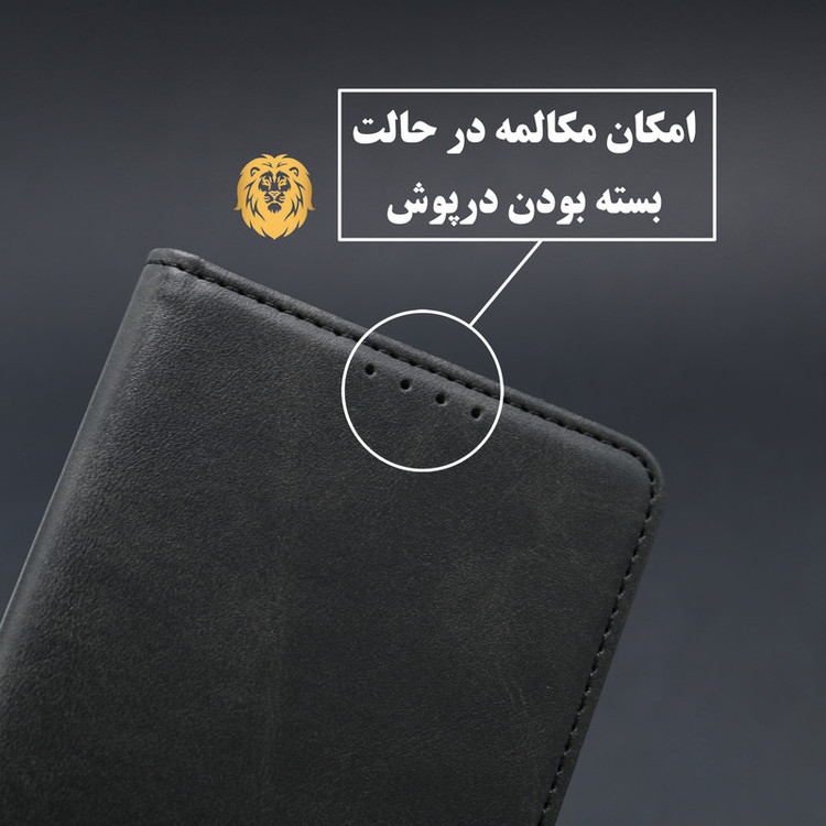کیف کلاسوری لئون مدل Scusa Oro مناسب برای گوشی موبایل شیائومی Mi 11T Pro به همراه بند آویز