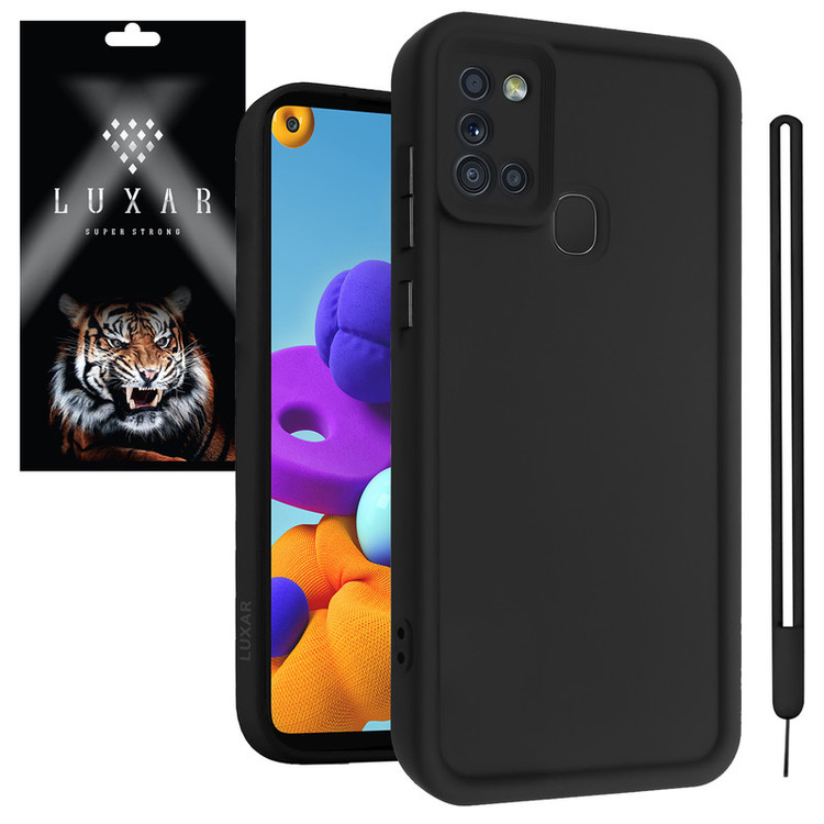 کاور لوکسار مدل a21s -Puffer band طرح بند دار مناسب برای گوشی موبایل سامسونگ Galaxy A21S