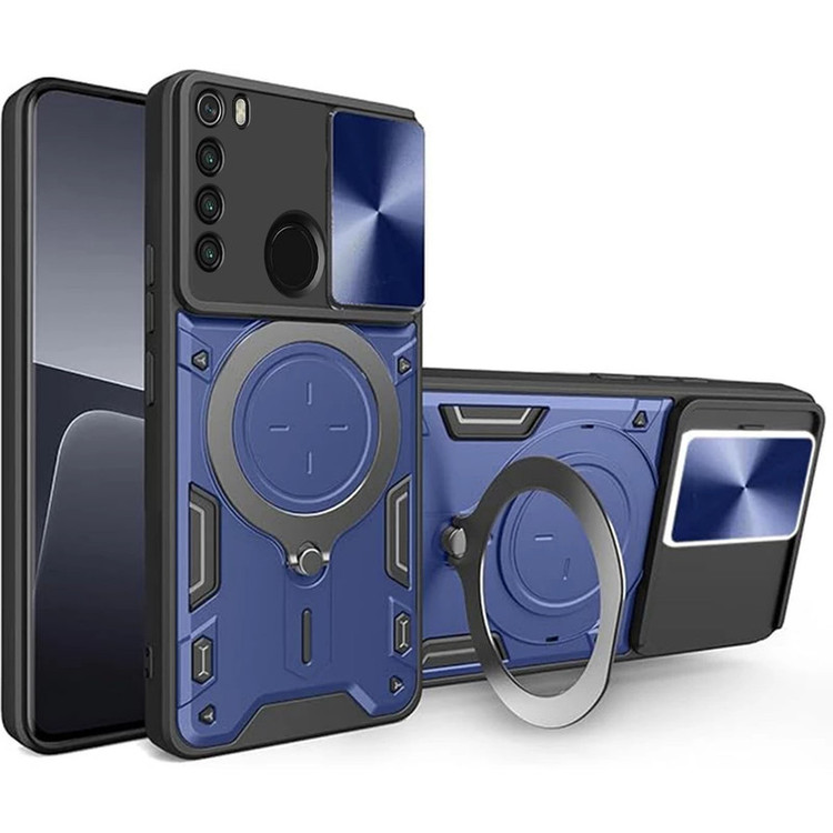 کاور اسپارتان مدل Magnet Ring Strap مناسب برای گوشی موبایل شیائومی Redmi Note 8 به همراه بند آویز