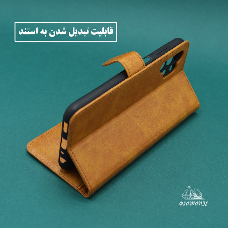 کیف کلاسوری دیامانته مدل Bers Ros مناسب برای گوشی موبایل شیائومی Redmi Note 14s
