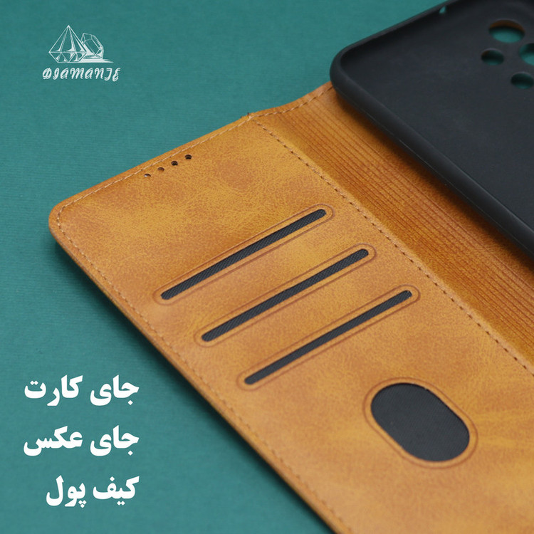 کیف کلاسوری دیامانته مدل Bers Ros مناسب برای گوشی موبایل شیائومی Redmi Note 14s