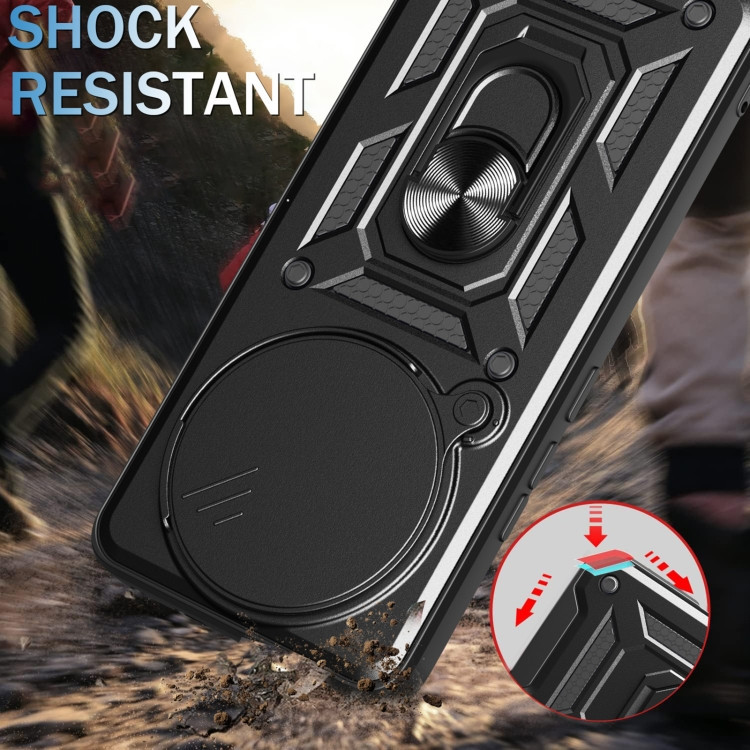 کاور اسپارتان مدل Defender Armor مناسب برای گوشی موبایل شیائومی Redmi Note 14 Pro 5G به همراه بندآویز و پاپ سوکت