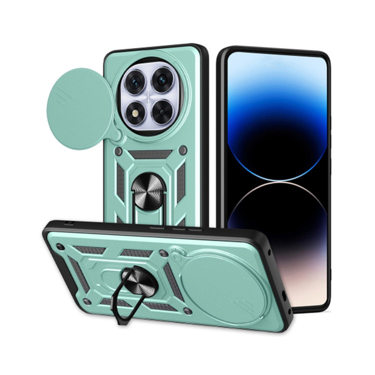 کاور اسپارتان مدل Defender Armor مناسب برای گوشی موبایل شیائومی Redmi Note 14 Pro 5G به همراه بندآویز و پاپ سوکت