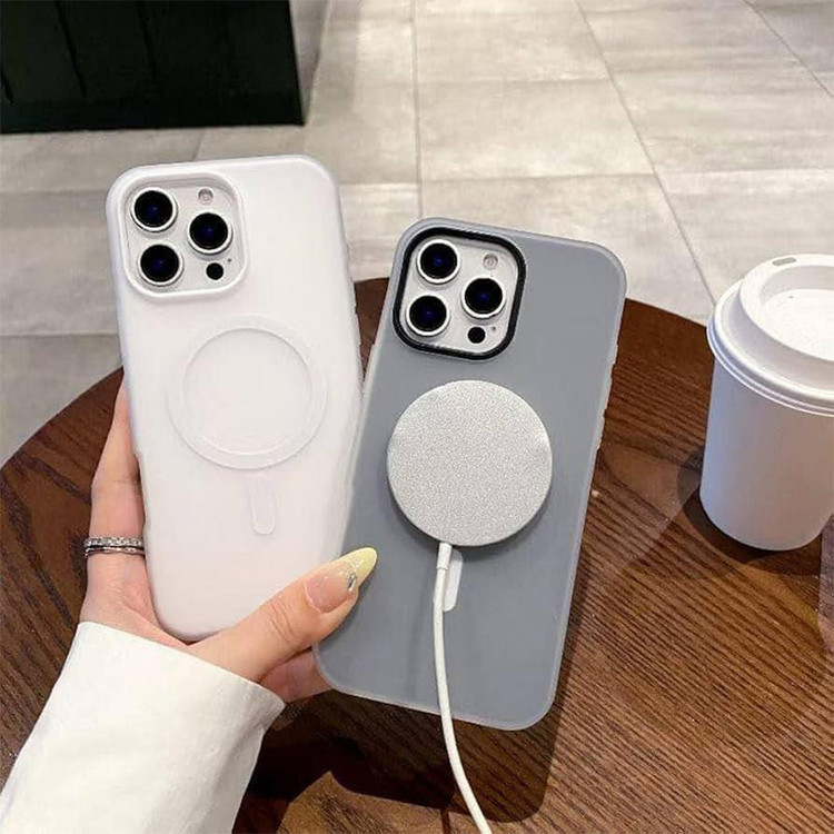 کاور قاب ناب مدل پاستیلی طرح MagSafe مناسب برای گوشی موبایل اپل IPhone 11