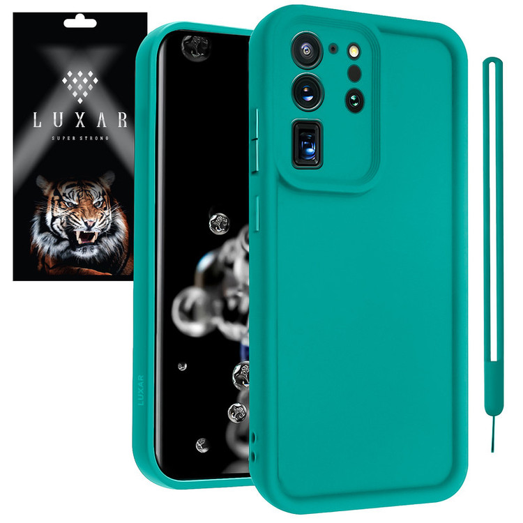کاور لوکسار مدل s20ultra -Puffer band مناسب برای گوشی موبایل سامسونگ Galaxy S20 Ultra به همراه بند آویز