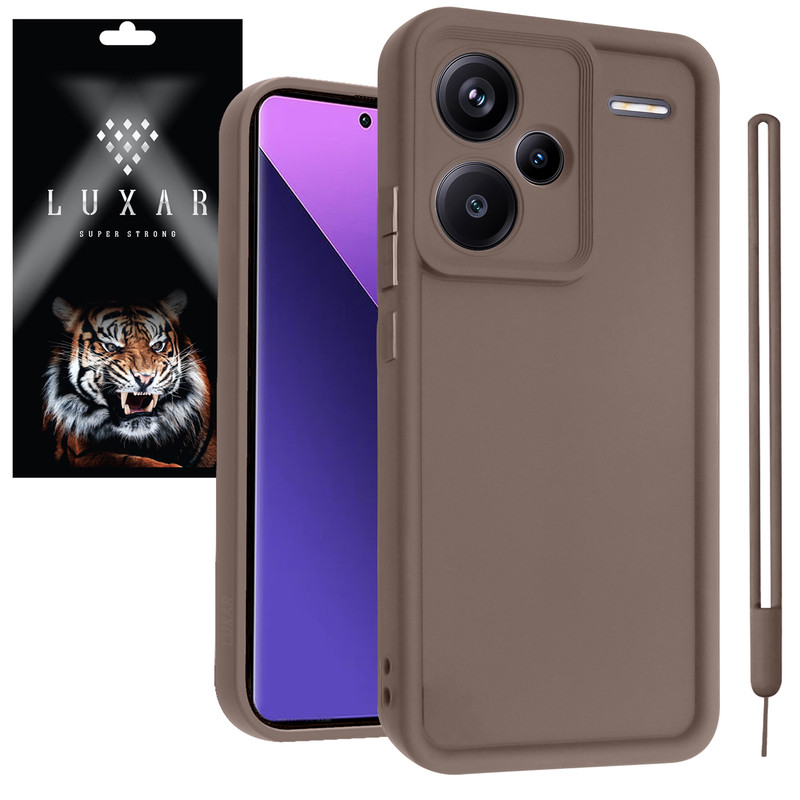 کاور لوکسار مدل note13p -Puffer band مناسب برای گوشی موبایل شیائومی Redmi Note 13 Pro Plus 5G به همراه بند آویز