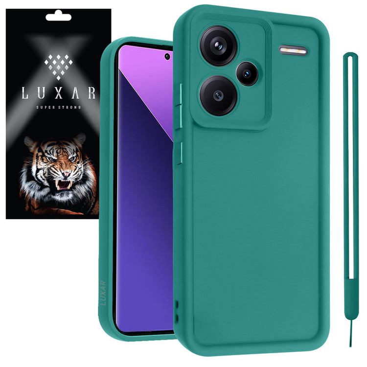 کاور لوکسار مدل note13p -Puffer band مناسب برای گوشی موبایل شیائومی Redmi Note 13 Pro Plus 5G به همراه بند آویز