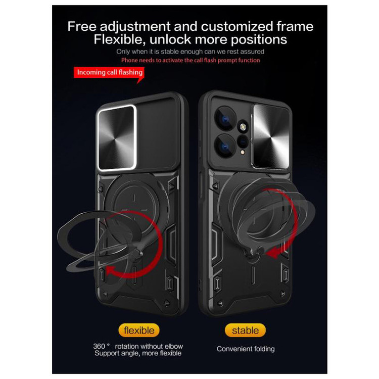 کاور اسپارتان مدل Magner Ring مناسب برای گوشی موبایل شیائومی Redmi Note 12 4G