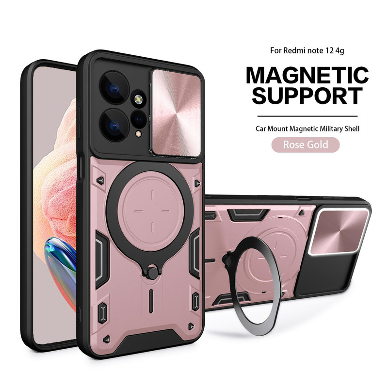 کاور اسپارتان مدل Magner Ring مناسب برای گوشی موبایل شیائومی Redmi Note 12 4G