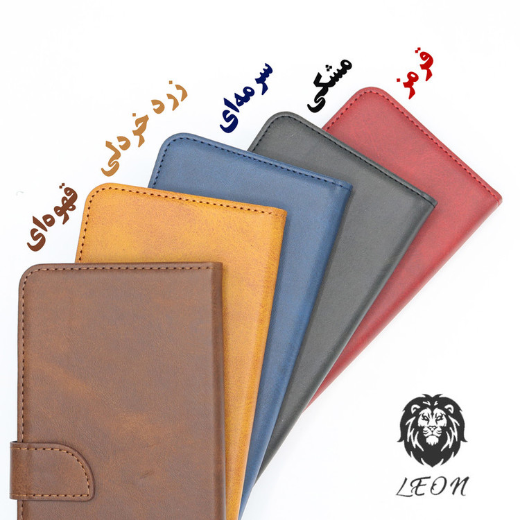 کیف کلاسوری لئون مدل Bersa مناسب برای گوشی موبایل شیائومی Redmi Note 12 4G