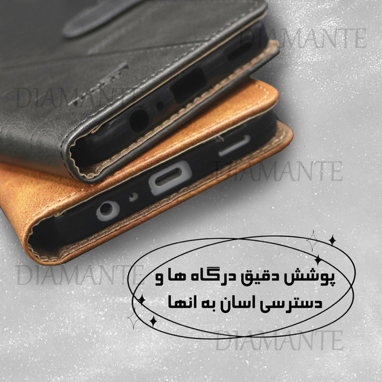 کیف کلاسوری دیامانته مدل تانگو مناسب برای گوشی موبایل اپل iPhone 13