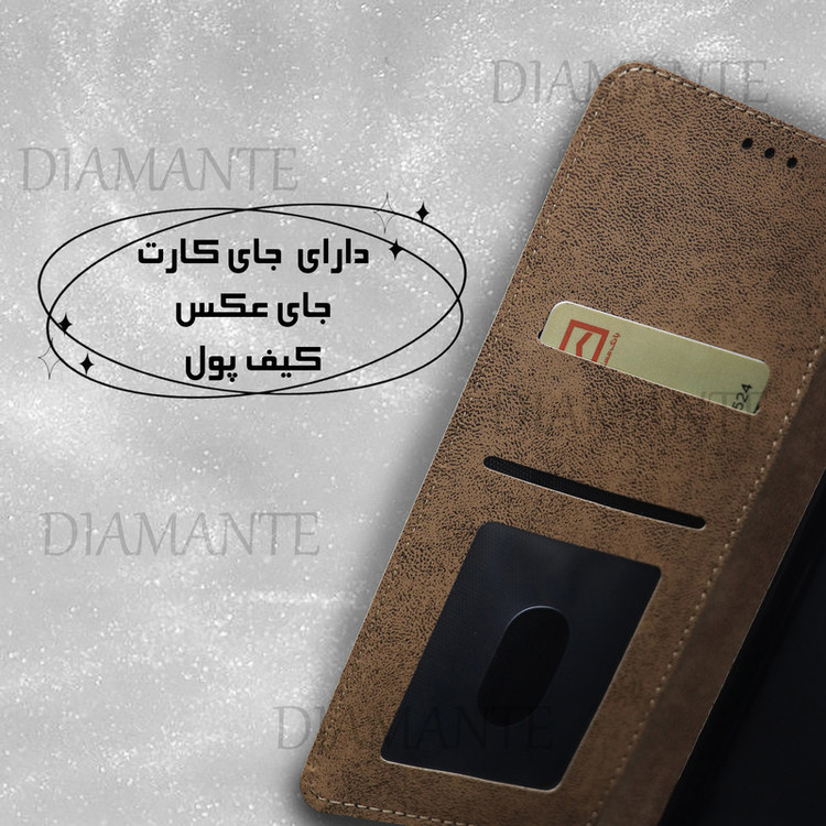 کیف کلاسوری دیامانته مدل تانگو مناسب برای گوشی موبایل اپل iPhone 13