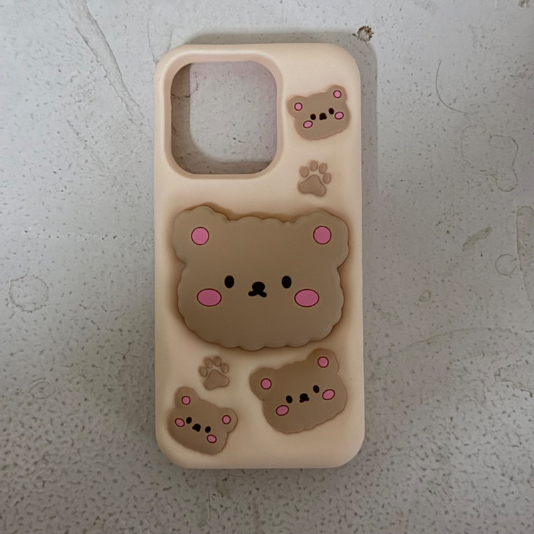 کاور مدل فانتزی عروسکی طرح خرس مناسب برای گوشی موبایل اپل iphone 16