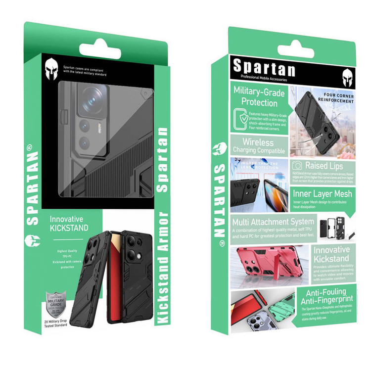 کاور اسپارتان مدل Bibercas Strap مناسب برای گوشی موبایل شیائومی Mi 12T / Mi 12T Pro به همراه بند