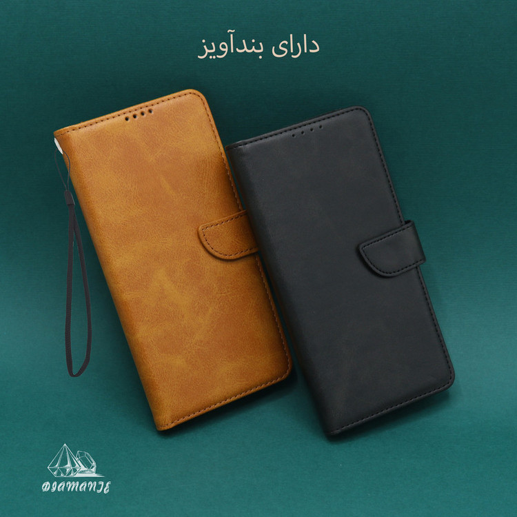 کیف کلاسوری دیامانته مدل Scusa Bk مناسب برای گوشی موبایل سامسونگ Galaxy A70 به همراه بند آویز