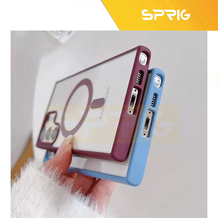 کاور اسپریگ مدل Border Magsafe مناسب برای گوشی موبایل سامسونگ Galaxy S25 Ultra