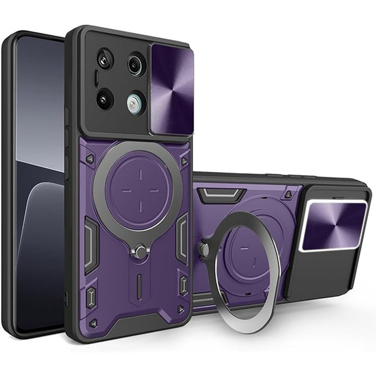 کاور اسپارتان مدل Magnet Ring مناسب برای گوشی موبایل شیائومی Redmi Note 13 Pro 4G / Poco M6 Pro 4G