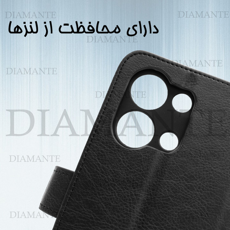 کیف کلاسوری دیامانته مدل Deri Rd مناسب برای گوشی موبایل سامسونگ Galaxy S25 FE