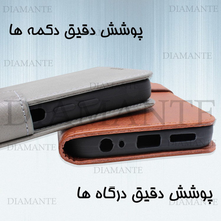 کیف کلاسوری دیامانته مدل Deri Rd مناسب برای گوشی موبایل سامسونگ Galaxy S25 FE