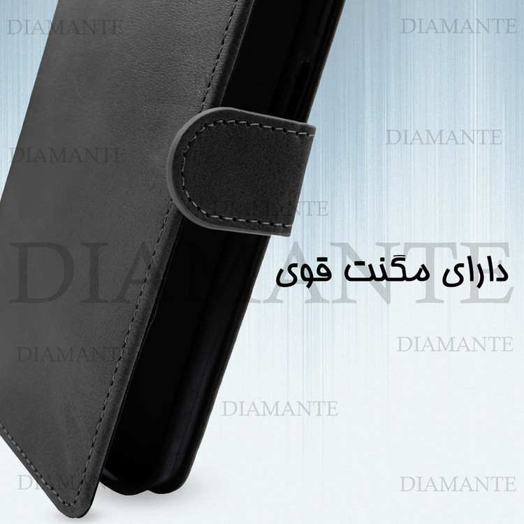 کیف کلاسوری دیامانته مدل Deri Rd مناسب برای گوشی موبایل سامسونگ Galaxy S25 FE