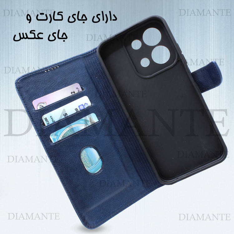 کیف کلاسوری دیامانته مدل Deri Rd مناسب برای گوشی موبایل سامسونگ Galaxy S25 FE