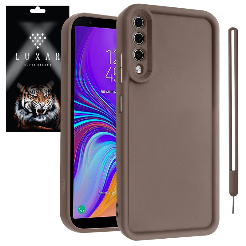 کاور لوکسار مدل A7 2018 -Puffer band طرح بند دار مناسب برای گوشی موبایل سامسونگ Galaxy A7 2018
