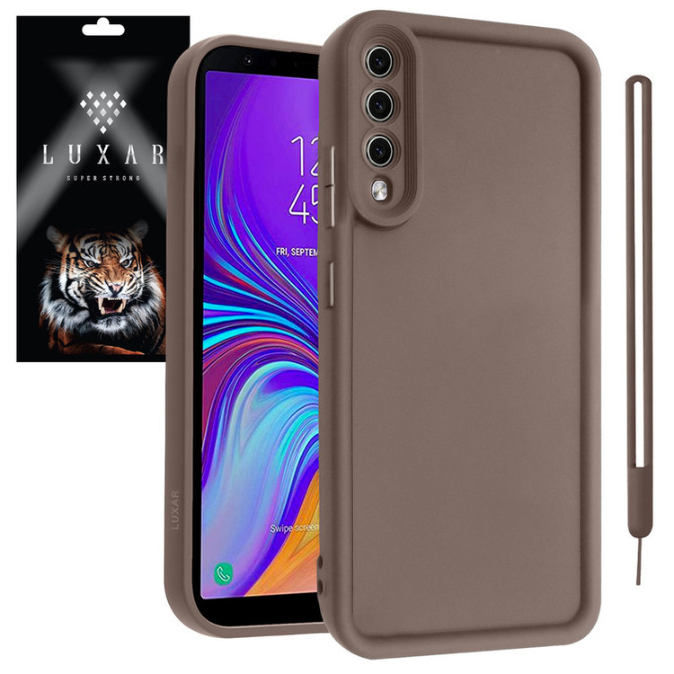 کاور لوکسار مدل A7 2018 -Puffer band طرح بند دار مناسب برای گوشی موبایل سامسونگ Galaxy A7 2018