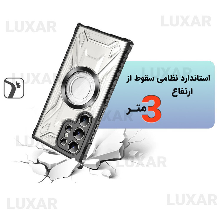 کاور لوکسار مدل s24ultra _Luxmag مناسب برای گوشی موبایل سامسونگ Galaxy S24 Ultra