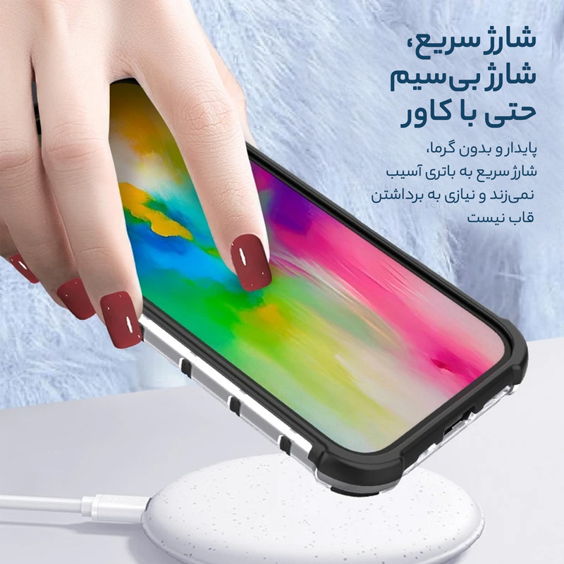 کاور بادیگارد مدل Nest مناسب برای گوشی موبایل اپل iPhone 16 Plus