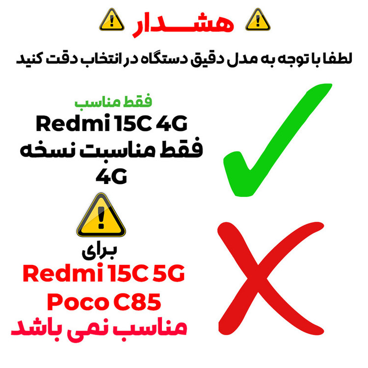 کاور بادیگارد مدل Nest مناسب برای گوشی موبایل شیائومی Redmi 15C 4G